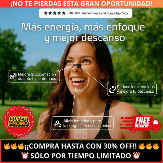 Kit de Bandas Nasales Magnéticas - Descansa YA MISMO!!